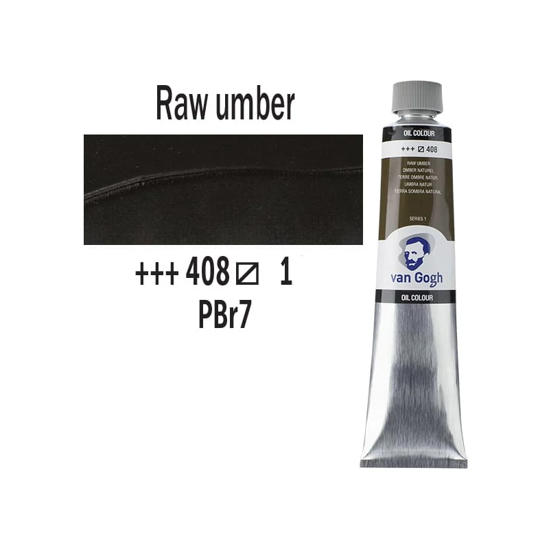 Talens Van Gogh uljana boja, 200 ml - 408, raw umber