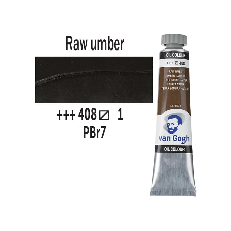 Talens Van Gogh uljana boja, 20 ml - 408, raw umber