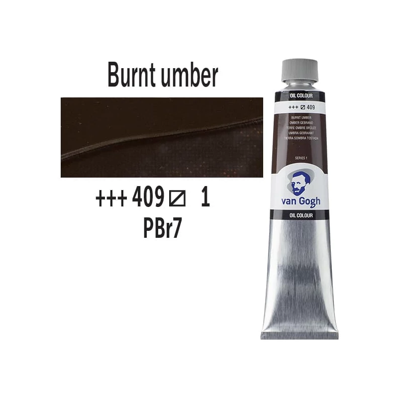Talens Van Gogh uljana boja, 200 ml - 409, burnt umber