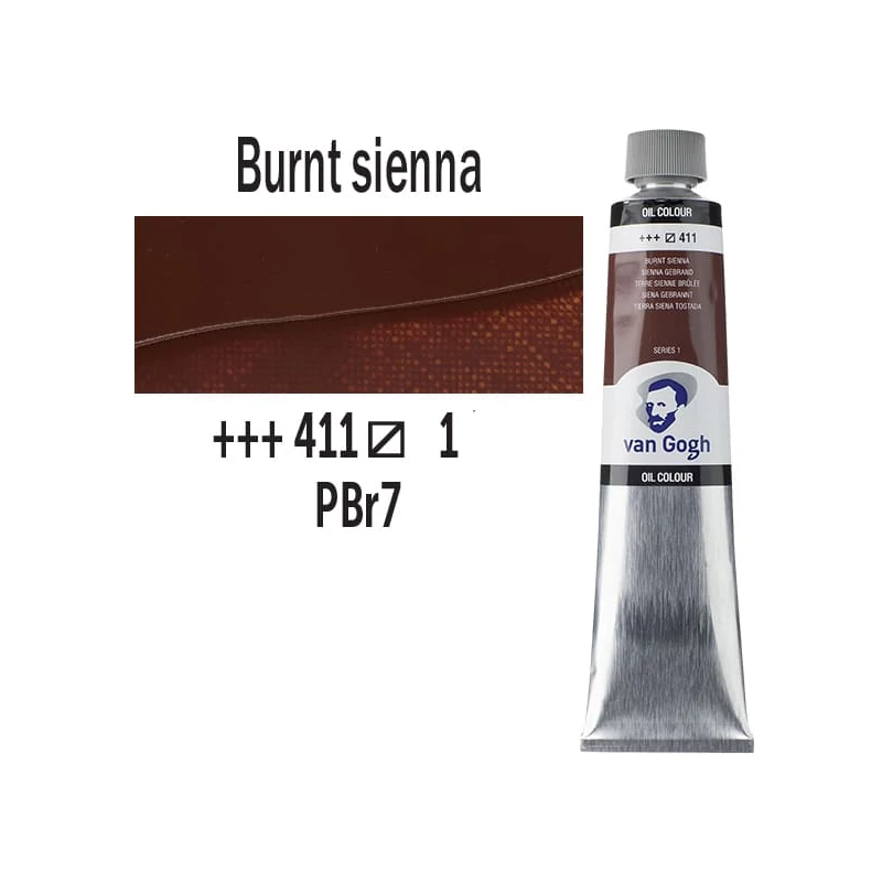 Talens Van Gogh uljana boja, 200 ml - 411, burnt sienna
