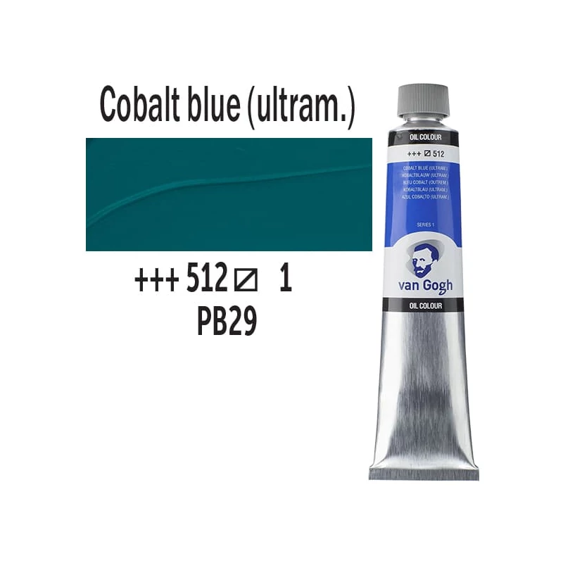 Talens Van Gogh uljana boja, 200 ml - 512, cobalt blue ultramarine