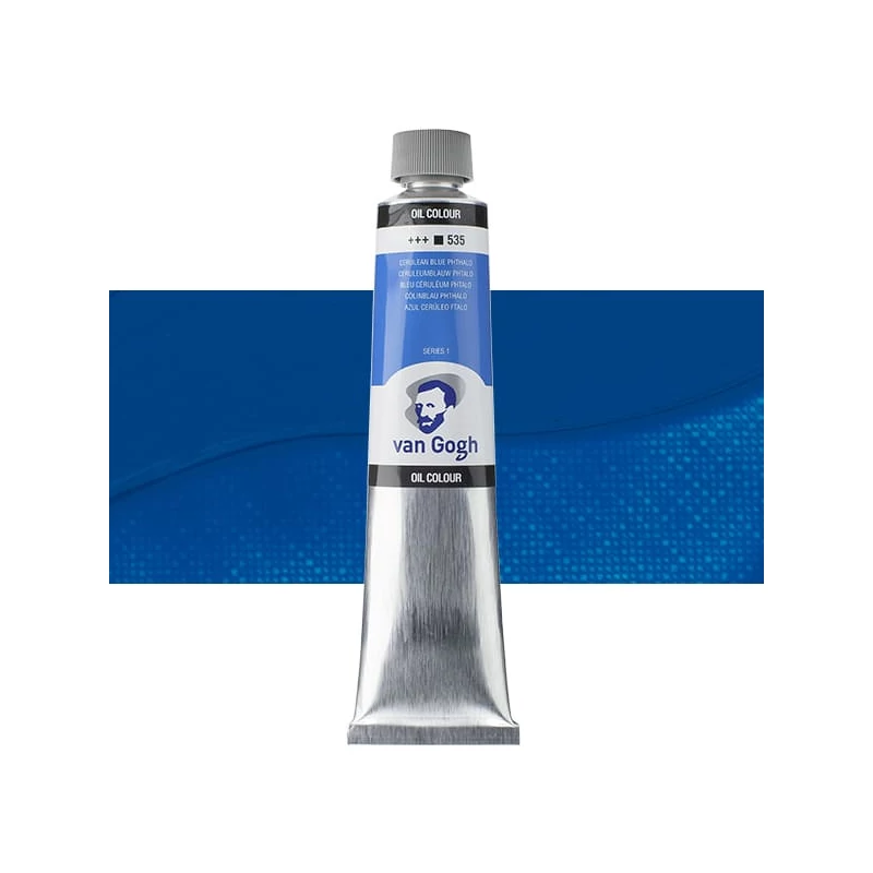 Talens Van Gogh uljana boja, 200 ml - 535, cerulean blue (phthalo)