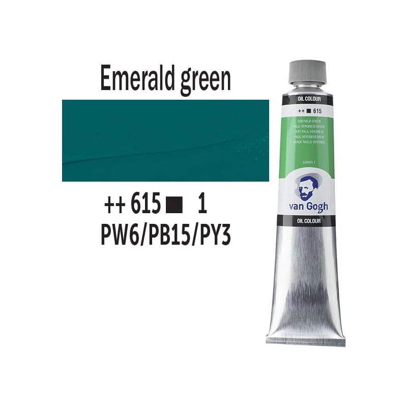 Talens Van Gogh uljana boja, 200 ml - 615, emerald green