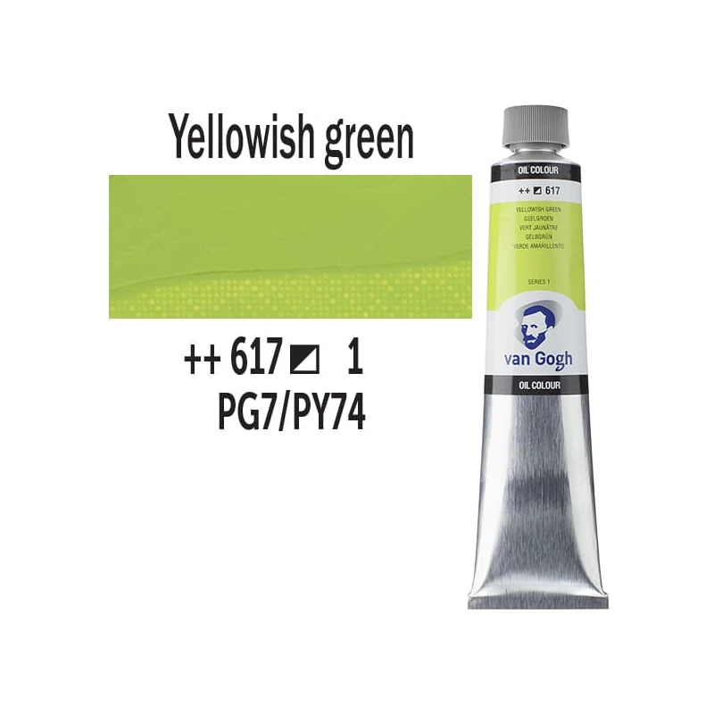 Talens Van Gogh uljana boja, 200 ml - 617, yellow green