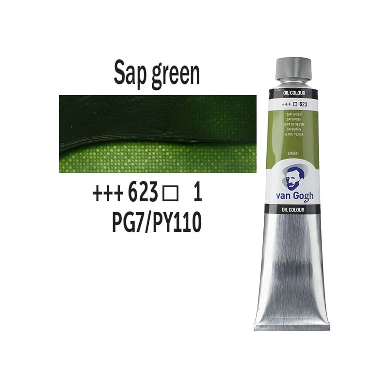 Talens Van Gogh uljana boja, 200 ml - 623, sap green