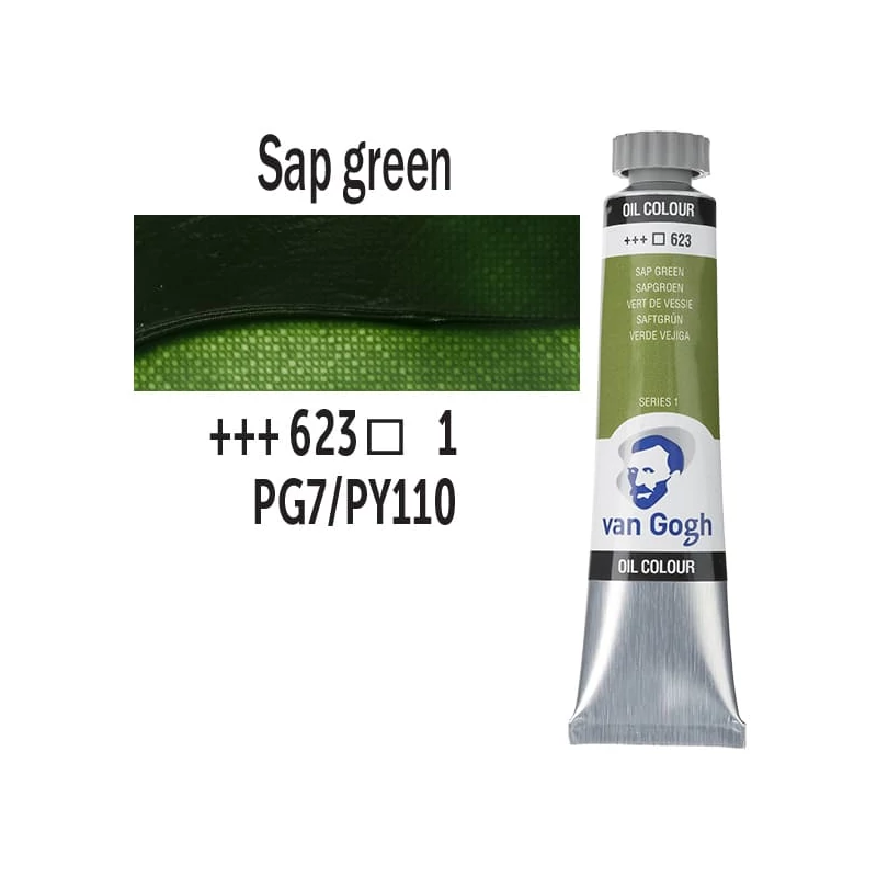 Talens Van Gogh uljana boja, 20 ml - 623, sap green