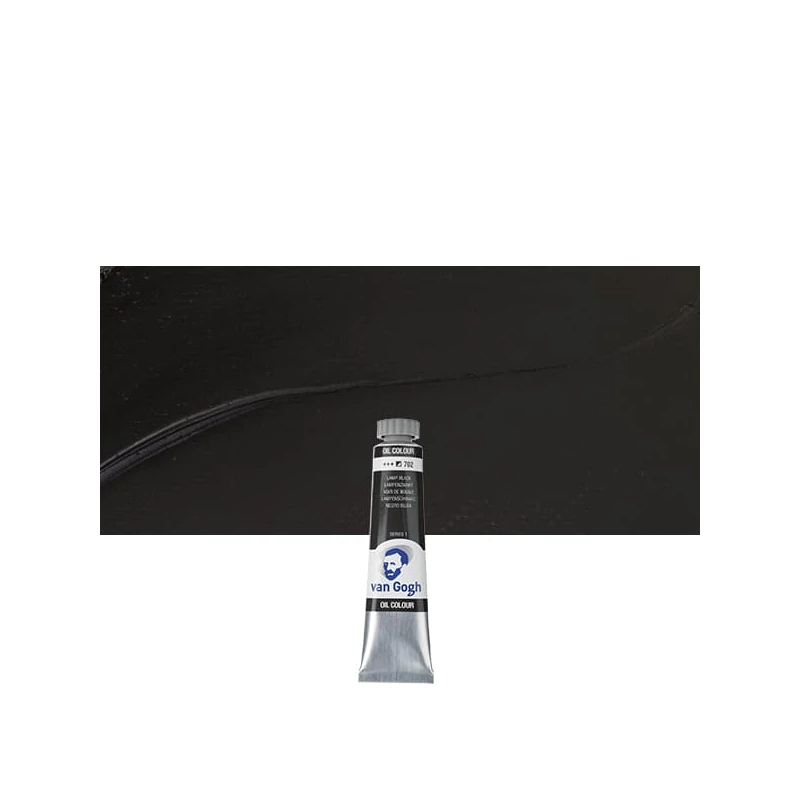 Talens Van Gogh uljana boja, 20 ml - 702, lamp black