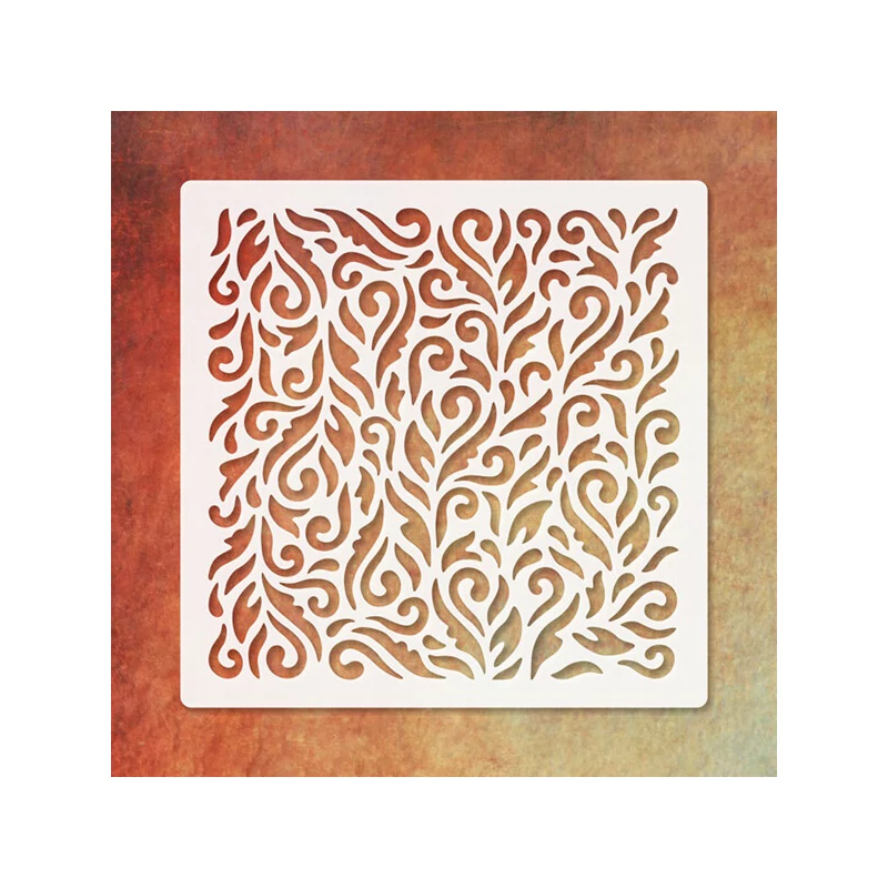3D šablona za teksturiranje, 9,5x9,5 cm - 009