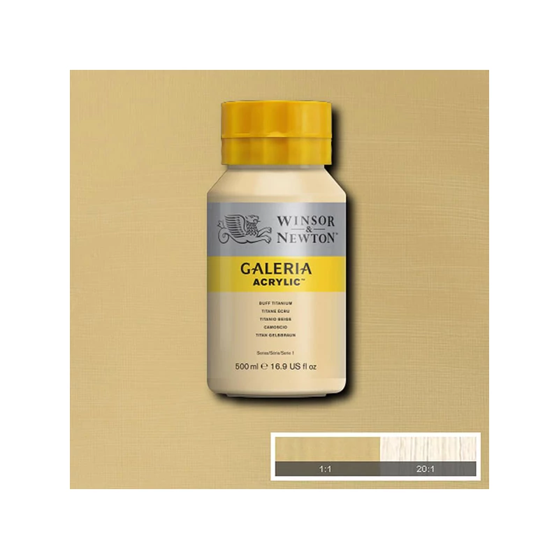Winsor&Newton Galeria akrilna boja, 500 ml - 060, buff titanium