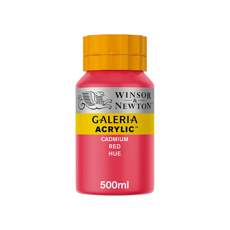 Winsor&Newton Galeria akrilna boja, 500 ml - 095, cadmium red hue