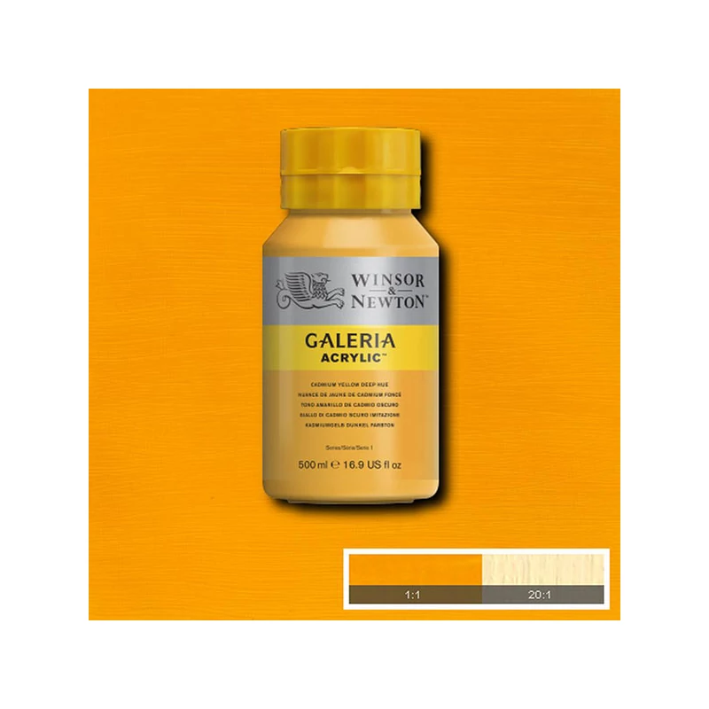 Winsor&Newton Galeria akrilna boja, 500 ml - 115, cadmium yellow deep hue