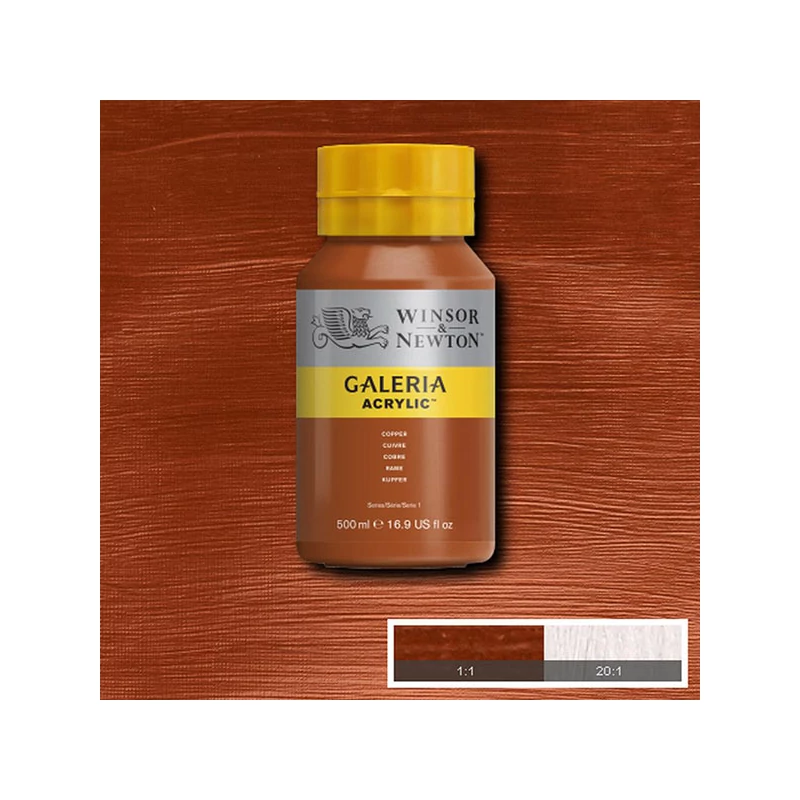 Winsor&Newton Galeria akrilna boja, 500 ml - 214, copper
