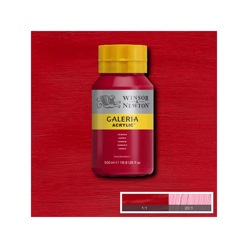 Winsor&Newton Galeria akrilna boja, 500 ml - 203, crimson