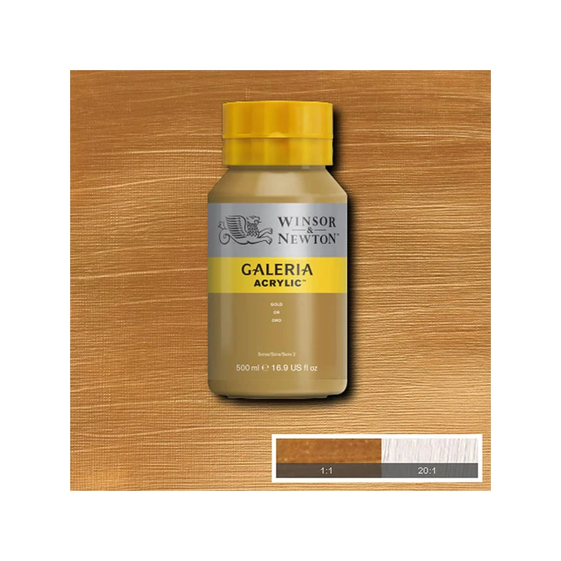 Winsor&Newton Galeria akrilna boja, 500 ml - 283, gold