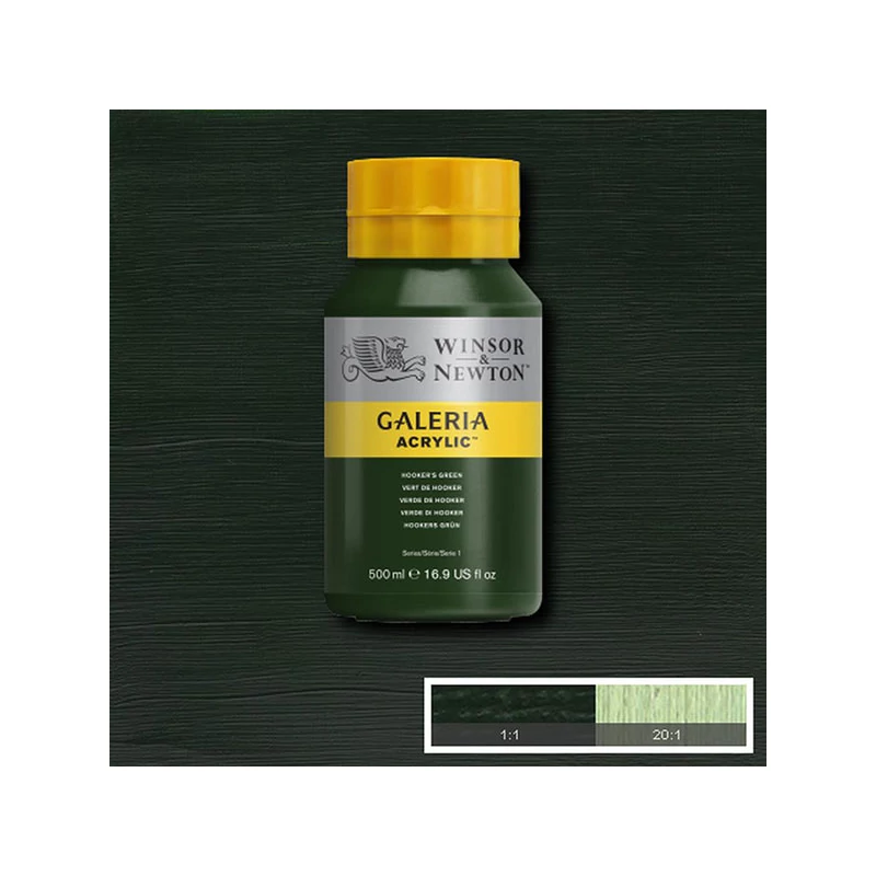 Winsor&Newton Galeria akrilna boja, 500 ml - 311, hooker's green