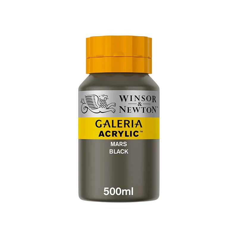 Winsor&Newton Galeria akrilna boja, 500 ml - 386, mars black