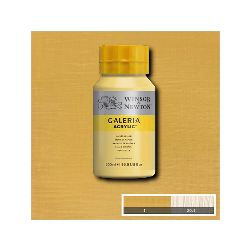 Winsor&Newton Galeria akrilna boja, 500 ml - 422, naples yellow
