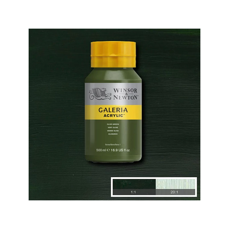 Winsor&Newton Galeria akrilna boja, 500 ml - 447, olive green