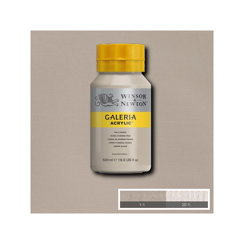 Winsor&Newton Galeria akrilna boja, 500 ml - 438, pale umber