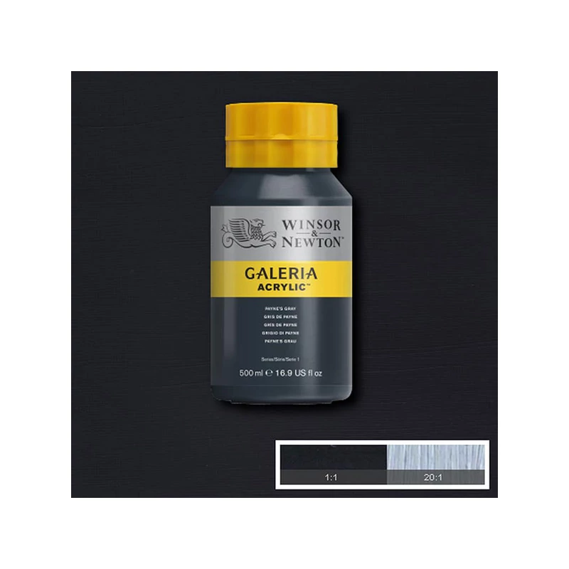 Winsor&Newton Galeria akrilna boja, 500 ml - 465, paynes gray