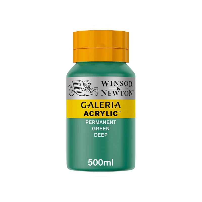 Winsor&Newton Galeria akrilna boja, 500 ml - 482, permanent green deep