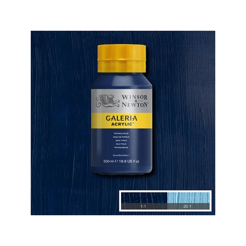 Winsor&Newton Galeria akrilna boja, 500 ml - 516, phthalo blue