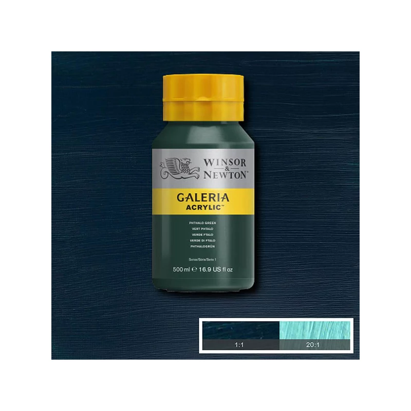 Winsor&Newton Galeria akrilna boja, 500 ml - 522, phthalo green