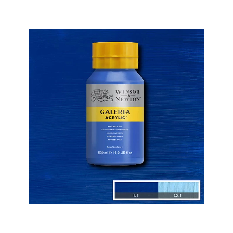 Winsor&Newton Galeria akrilna boja, 500 ml - 533, process cyan