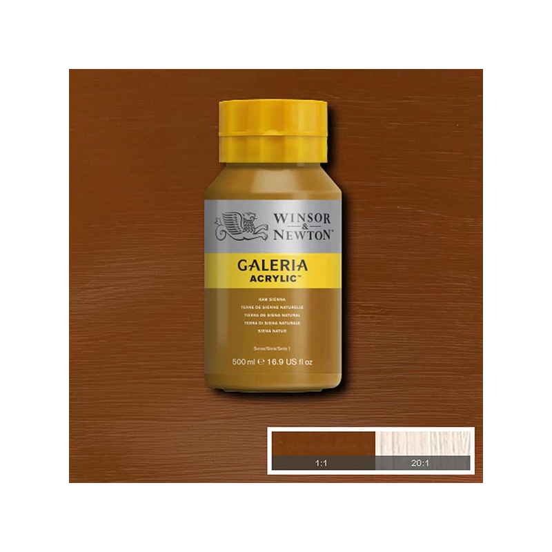 Winsor&Newton Galeria akrilna boja, 500 ml - 552, raw sienna