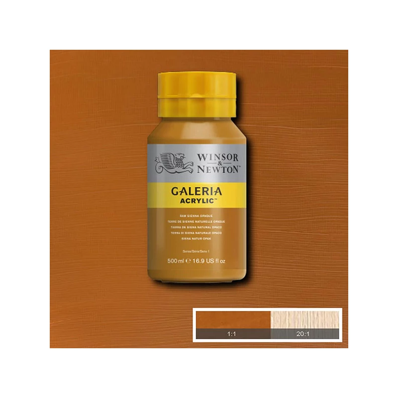 Winsor&Newton Galeria akrilna boja, 500 ml - 553, raw sienna opaque