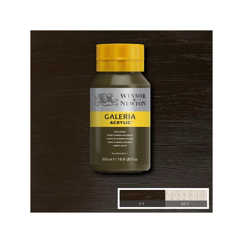 Winsor&Newton Galeria akrilna boja, 500 ml - 554, raw umber