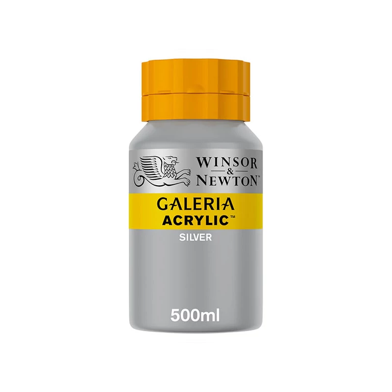 Winsor&Newton Galeria akrilna boja, 500 ml - 617, silver