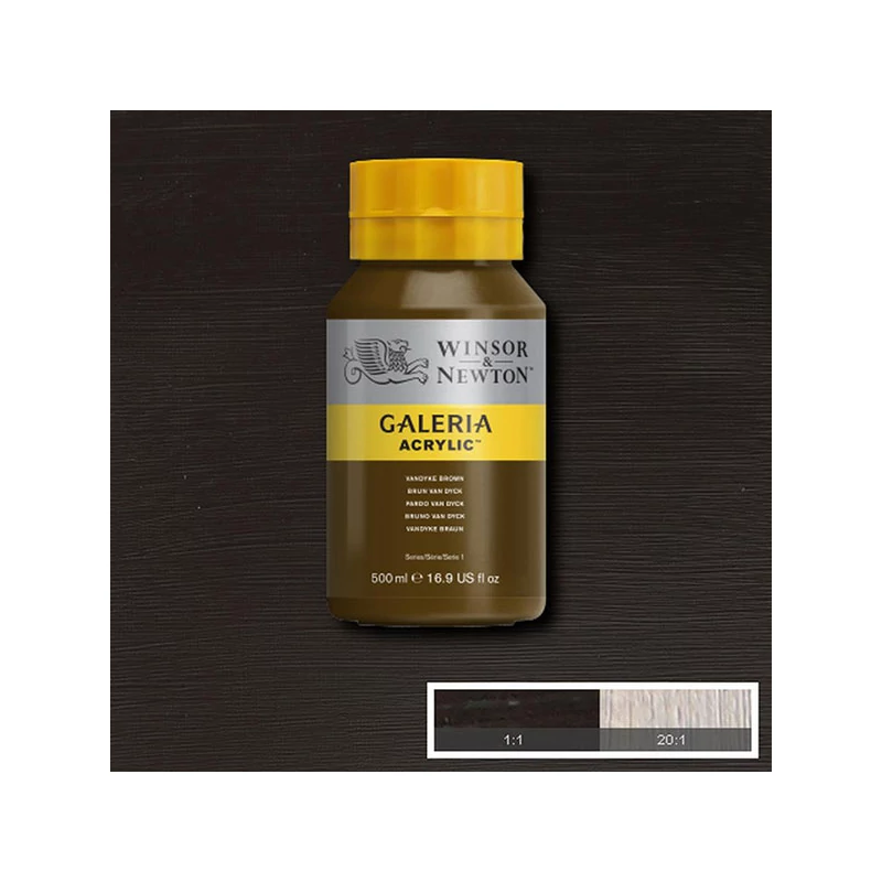 Winsor&Newton Galeria akrilna boja, 500 ml - 676, van dyck brown