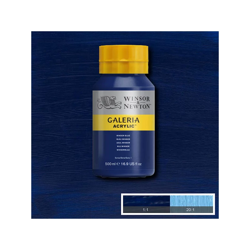 Winsor&Newton Galeria akrilna boja, 500 ml - 706, winsor blue