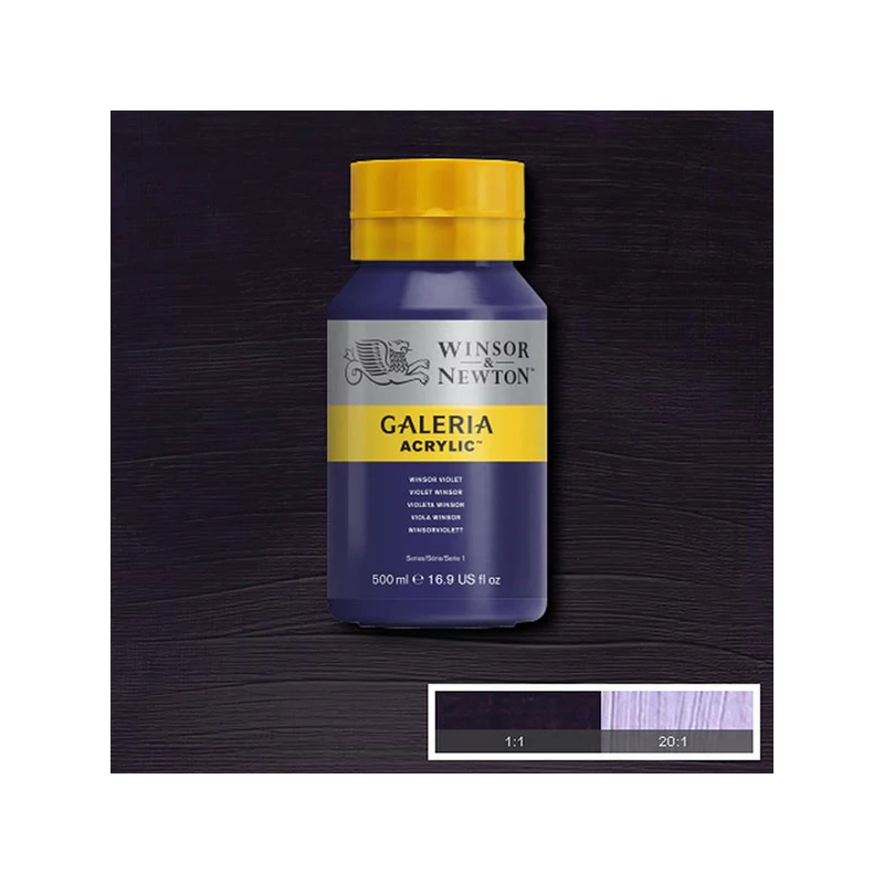 Winsor&Newton Galeria akrilna boja, 500 ml - 728, winsor violet