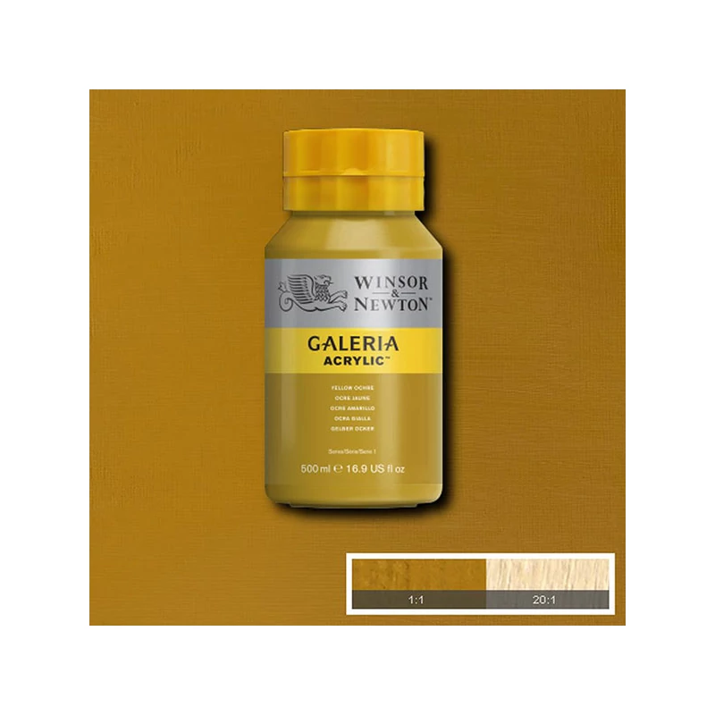 Winsor&Newton Galeria akrilna boja, 500 ml - 744, yellow ochre