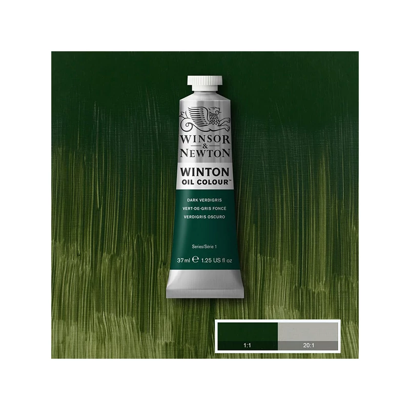 Winsor&Newton Winton uljana boja, 37 ml - 405, dark verdigris