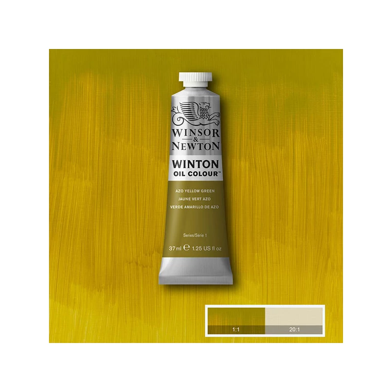 Winsor&Newton Winton uljana boja, 37 ml - 280, azo yellow green